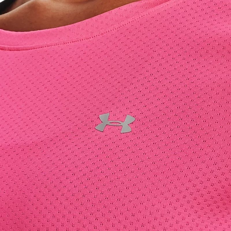 Футболка тренувальна жіноча Under Armour UA HG Armour SS рожева 1328964 6