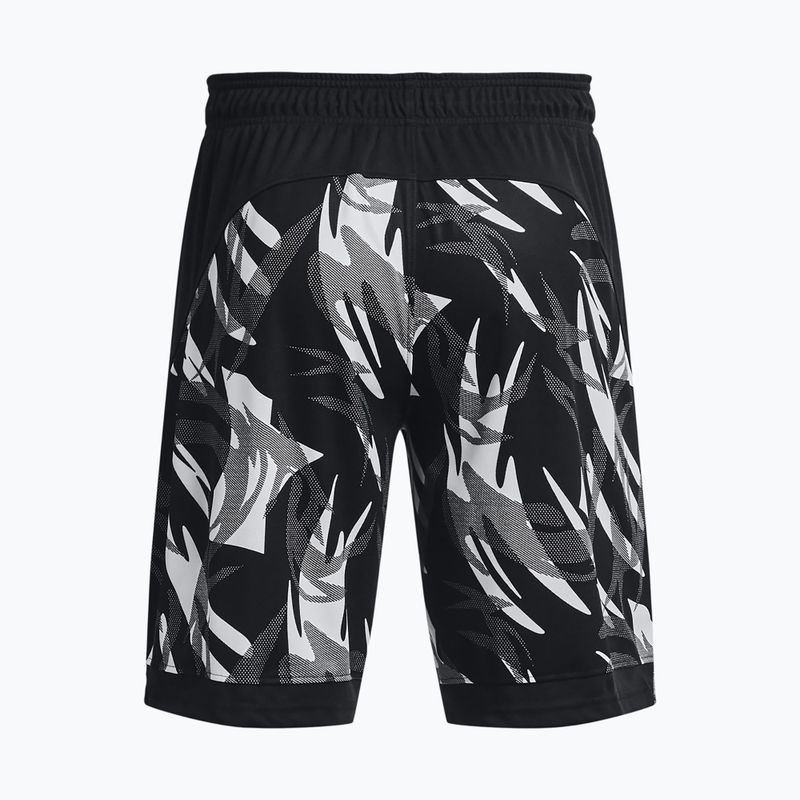 Шорти баскетбольні чоловічі Under Armour Baseline 10'' Prnt 002 чорно-червоні 1370221-002-LG 2