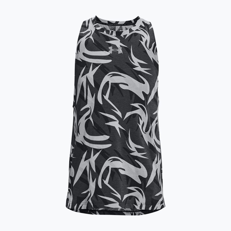Футболка баскетбольна чоловіча Under Armour Baseline Printed Tank 003 чорна 1370239-003-MD