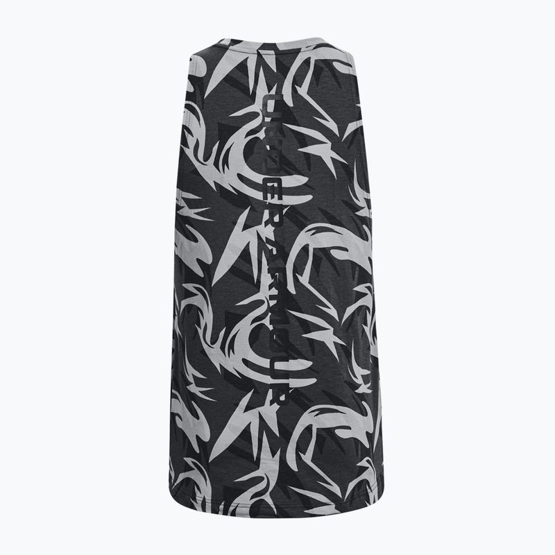 Футболка баскетбольна чоловіча Under Armour Baseline Printed Tank 003 чорна 1370239-003-MD 2
