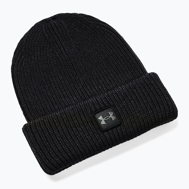 Шапка зимова чоловіча Under Armour Ua Halftime Ribbed чорна 1373092 4