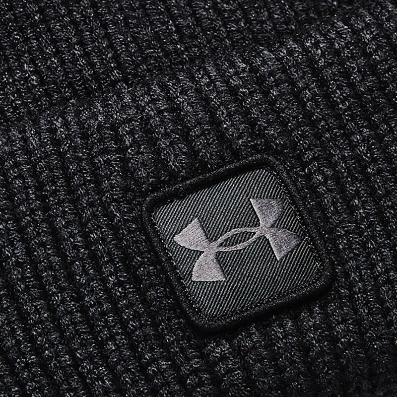 Шапка зимова чоловіча Under Armour Ua Halftime Ribbed чорна 1373092 5