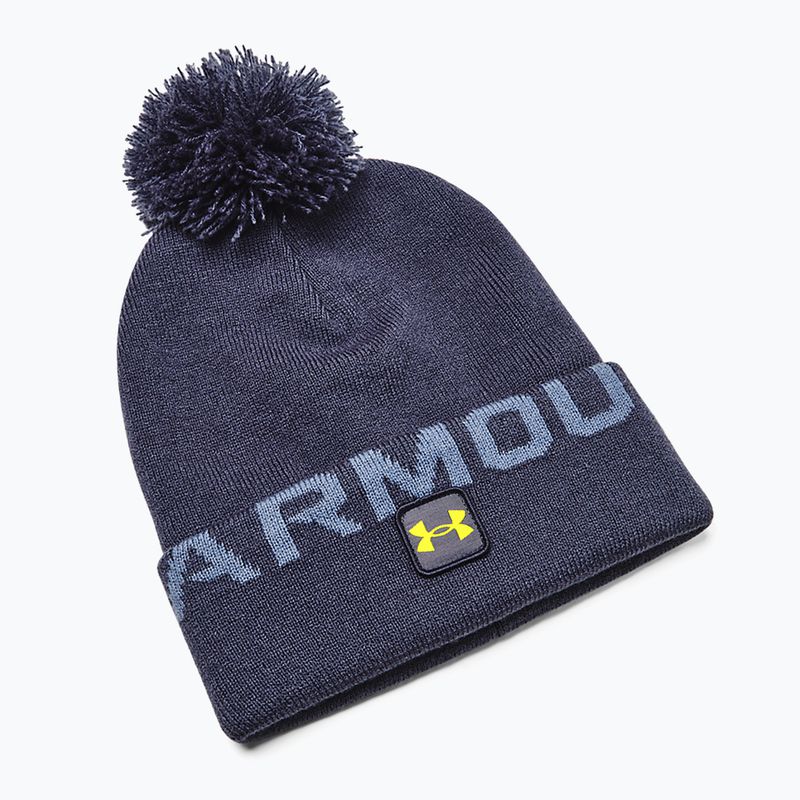 Шапка зимова чоловіча Under Armour Ua Halftime Fleece Pom синя 1373093 4