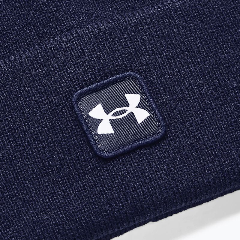Шапка зимова Under Armour Halftime Cuff midnight navy/white 2