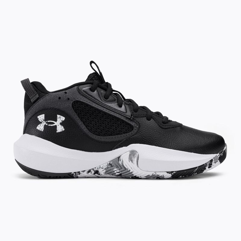 Кросівки для баскетболу дитячі Under Armour GS Lockdown 6 чорні 3025617 2