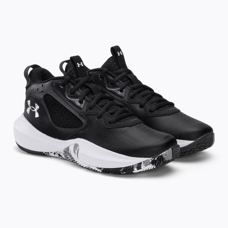 Кросівки для баскетболу дитячі Under Armour GS Lockdown 6 чорні 3025617 4