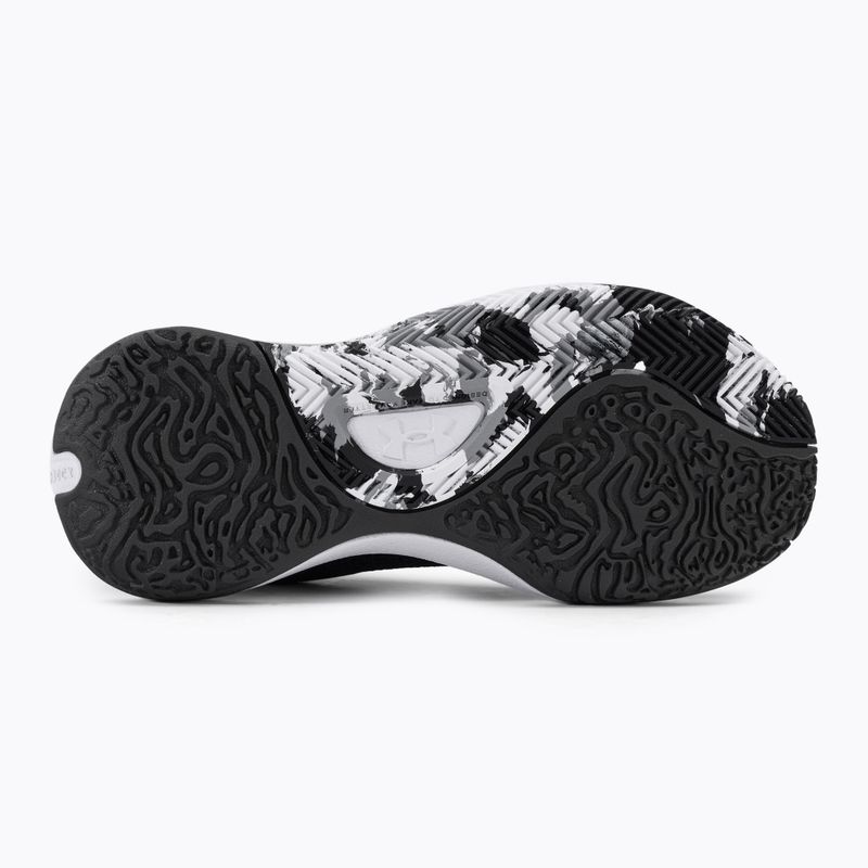 Кросівки для баскетболу дитячі Under Armour GS Lockdown 6 чорні 3025617 5
