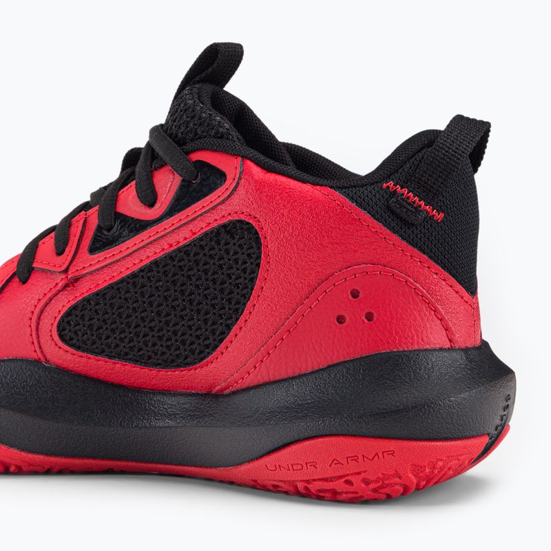 Кросівки для баскетболу дитячі Under Armour GS Lockdown 6 червоні 3025617 9
