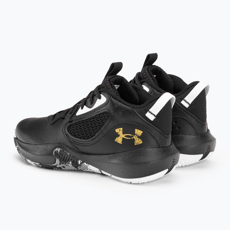 Кросівки для баскетболу дитячі Under Armour GS Lockdown 6 чорні 3025617 3