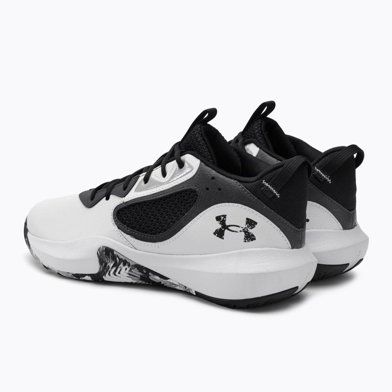 Кросівки для баскетболу чоловічі Under Armour Lockdown 6 біло-сірі 3025616-101 3
