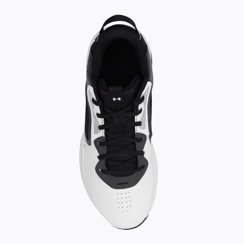 Кросівки для баскетболу чоловічі Under Armour Lockdown 6 біло-сірі 3025616-101 6