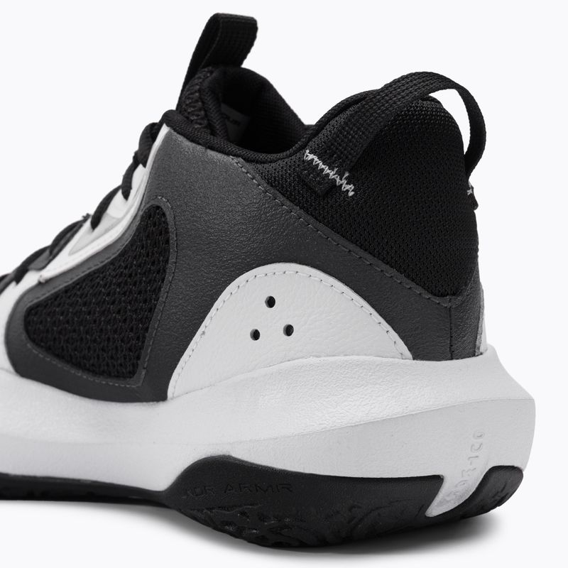 Кросівки для баскетболу чоловічі Under Armour Lockdown 6 біло-сірі 3025616-101 10