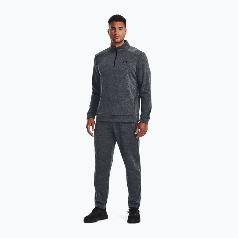 Чоловічий тренувальний світшот Under Armour Armour Fleece 1/4 Zip чоловічий сірий/чорний 2