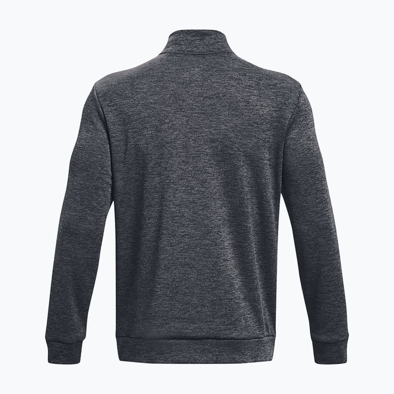 Чоловічий тренувальний світшот Under Armour Armour Fleece 1/4 Zip чоловічий сірий/чорний 6