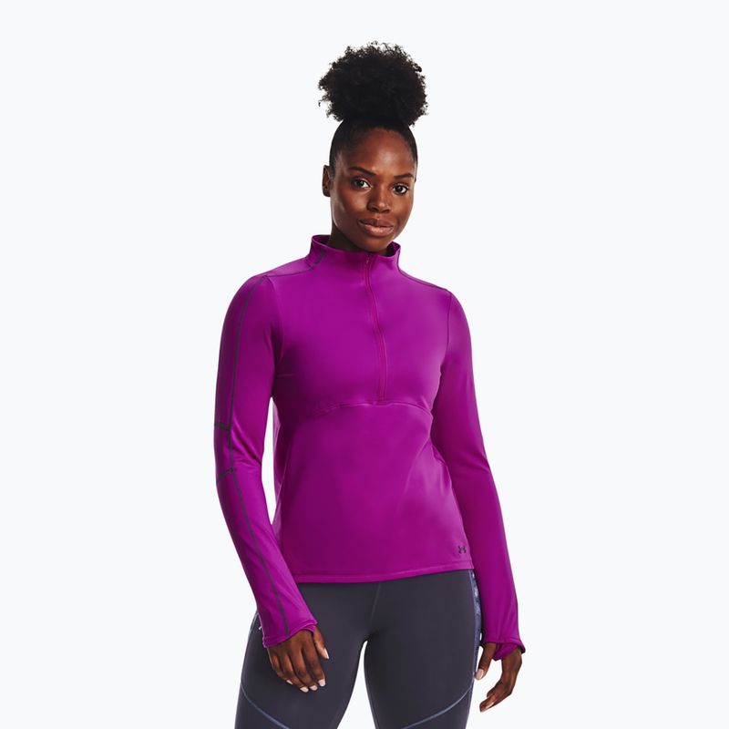 Кофта тренувальна жіноча Under Armour Train Cw 1/2 Zip фіолетова 1373969