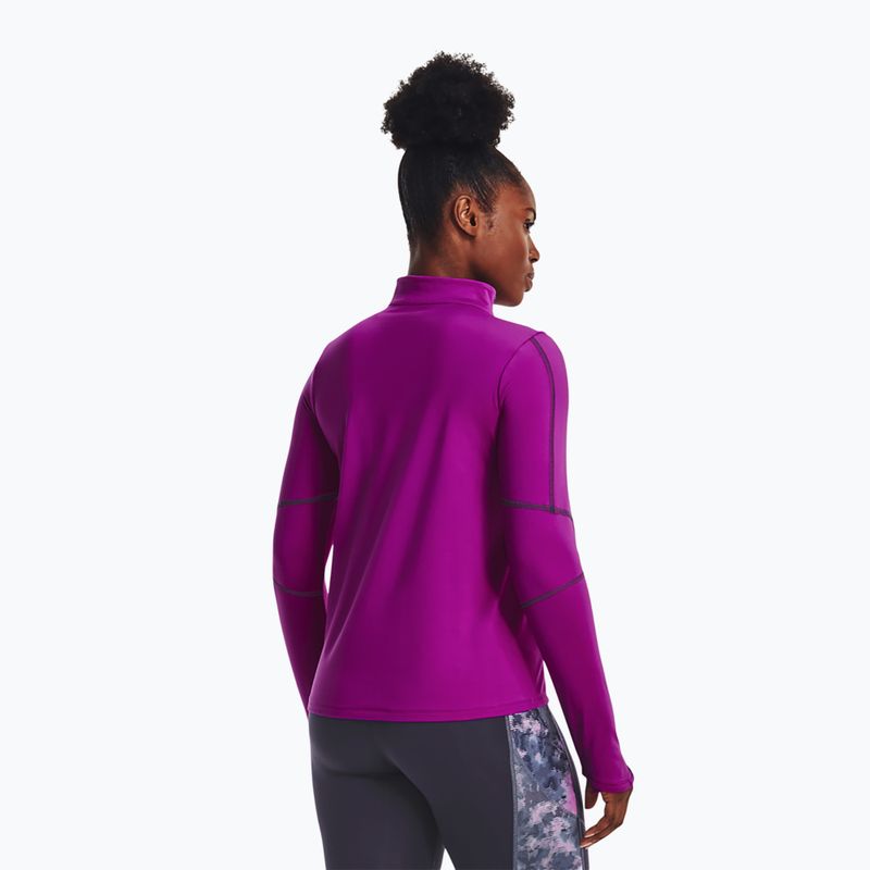 Кофта тренувальна жіноча Under Armour Train Cw 1/2 Zip фіолетова 1373969 3
