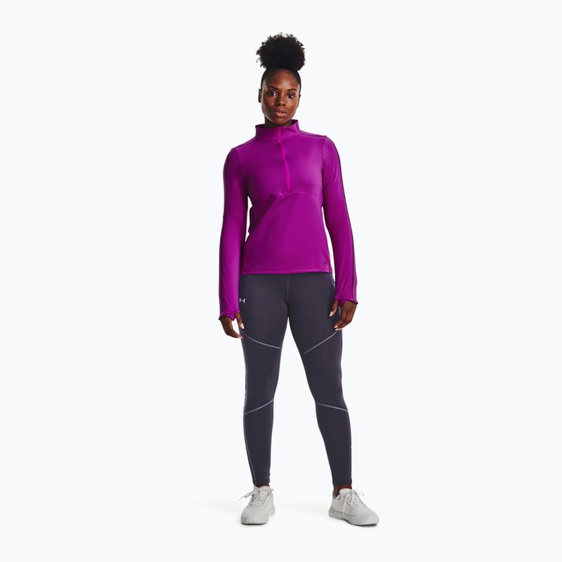 Кофта тренувальна жіноча Under Armour Train Cw 1/2 Zip фіолетова 1373969 2