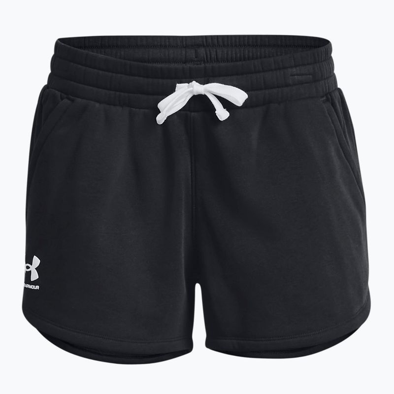 Шорти для тренувань жіночі Under Armour Rival Fleece чорні 1376257 3