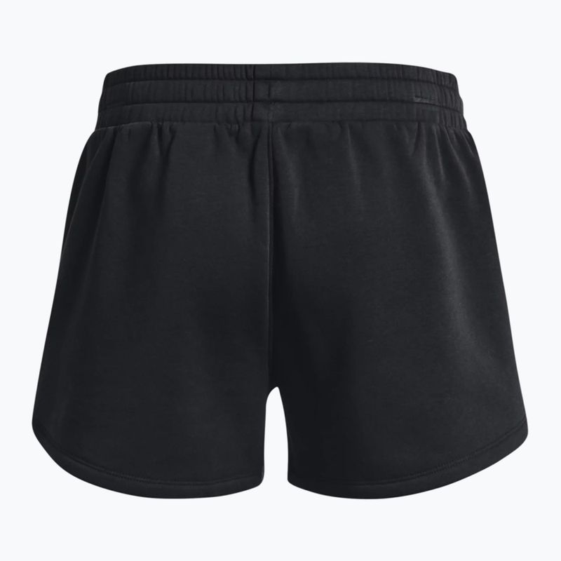 Шорти для тренувань жіночі Under Armour Rival Fleece чорні 1376257 4