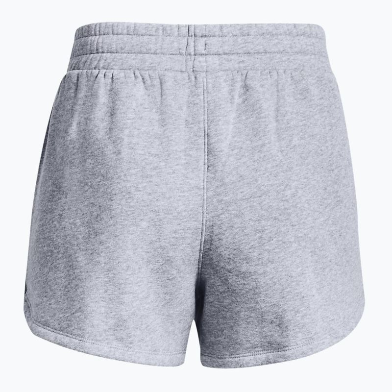 Шорти для тренувань жіночі Under Armour Rival Fleece сірі 1376257 4