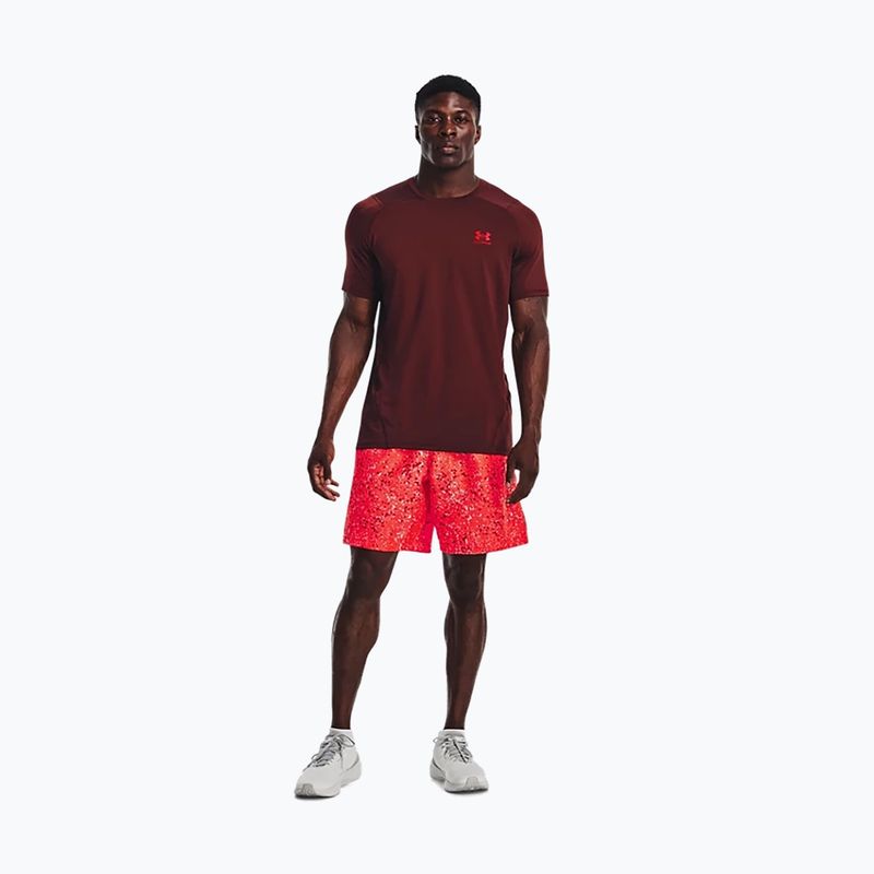 Футболка тренувальна чоловіча Under Armour HeatGear Armour Fitted бордова 1361683 5