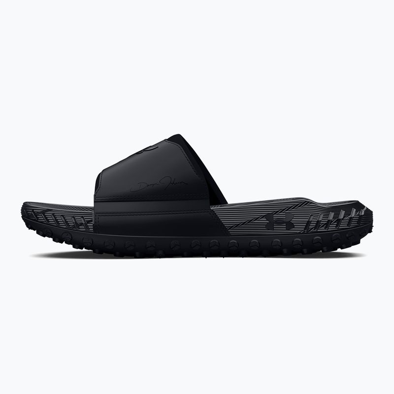 Шльопанці Under Armour Rock 3 black/white clay 2