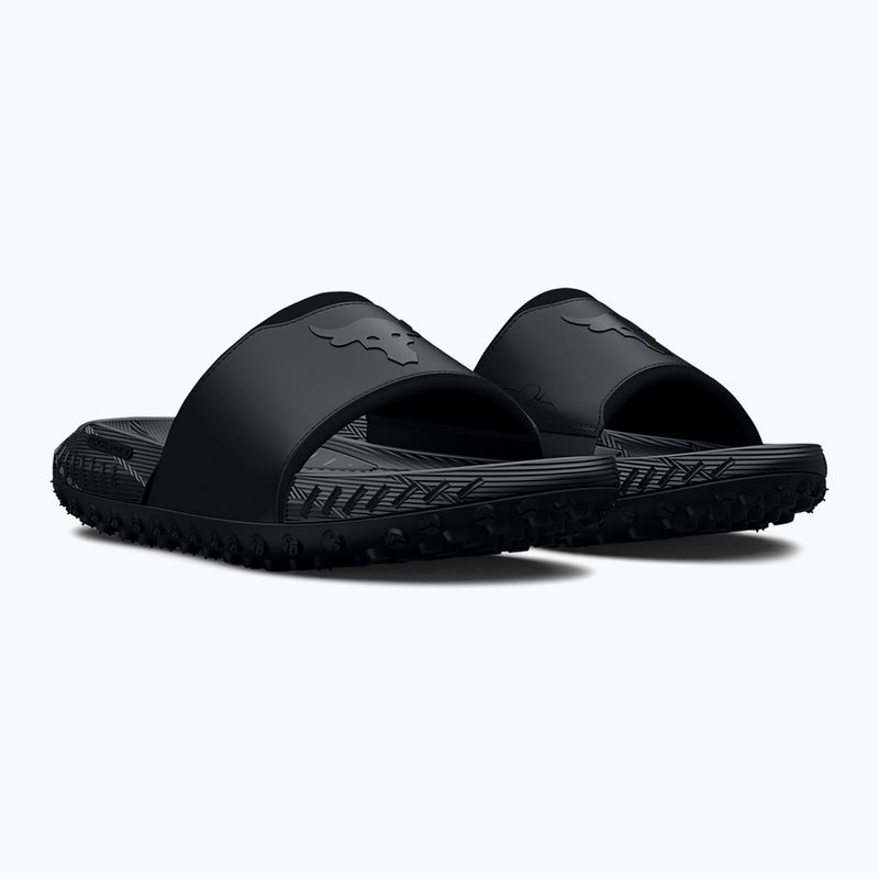 Шльопанці Under Armour Rock 3 black/white clay 3