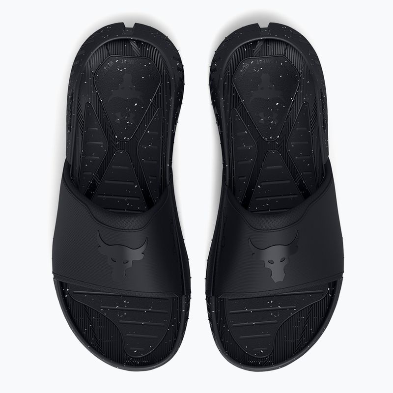 Шльопанці Under Armour Rock 3 black/white clay 4