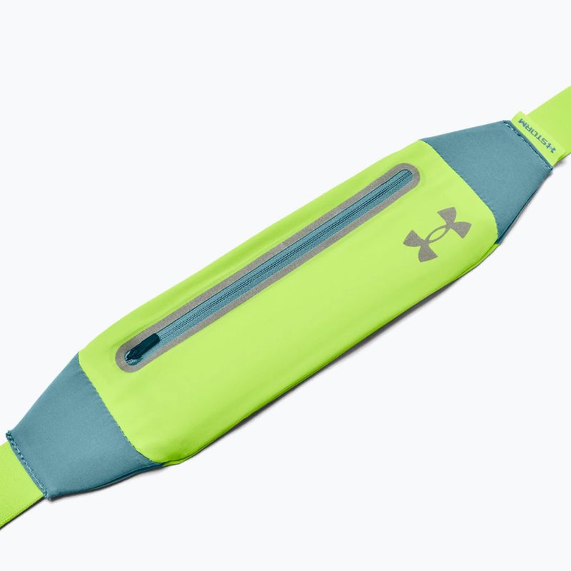 Пояс для бігу Under Armour Flex Speedpocket Run Belt зелений 1369219