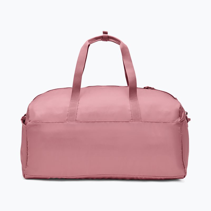 Жіноча тренувальна сумка Under Armour Favorite Duffle 30 л рожевий еліксир/біла 2