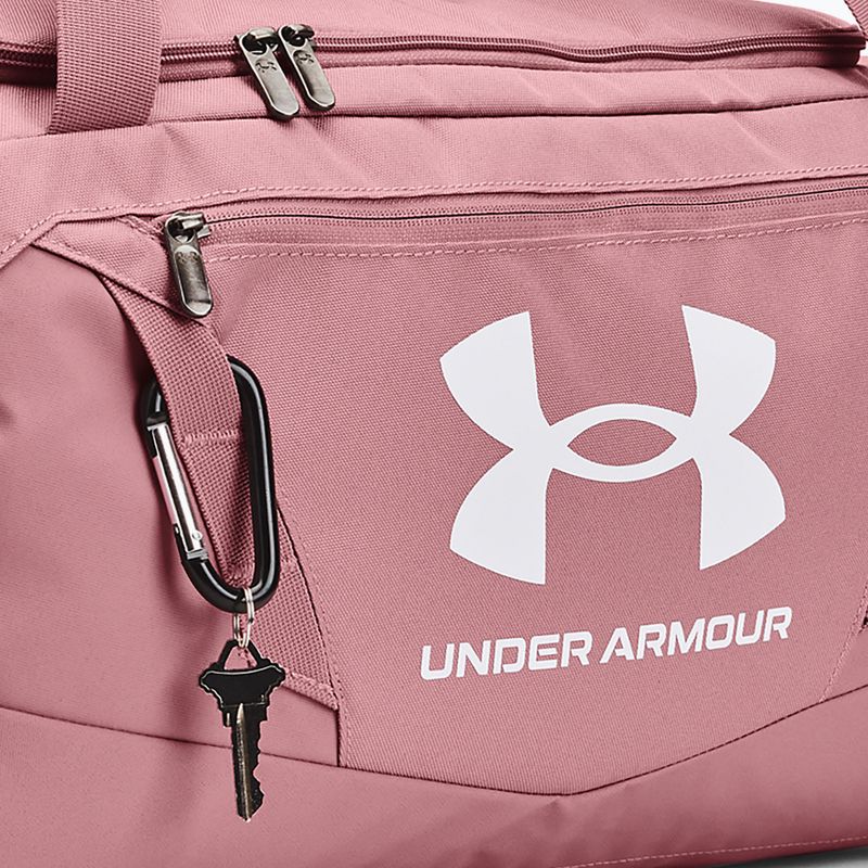 Дорожня сумка Under Armour Undeniable 5.0 Duffle S 40 л рожевий еліксир / білий 3