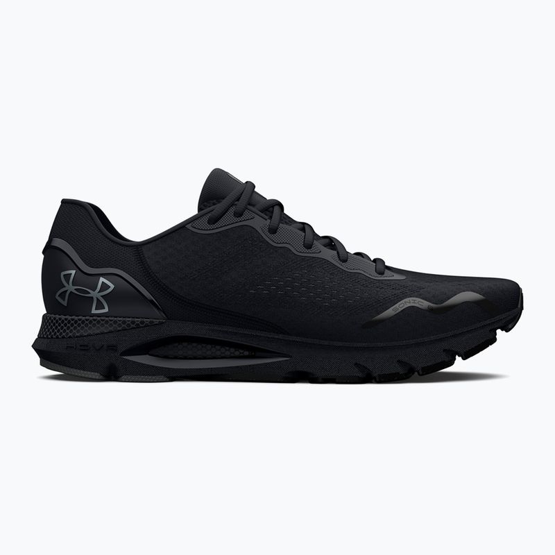 Кросівки для бігу жіночі Under Armour Hovr Sonic 6 black/black/metallic gun metal 8