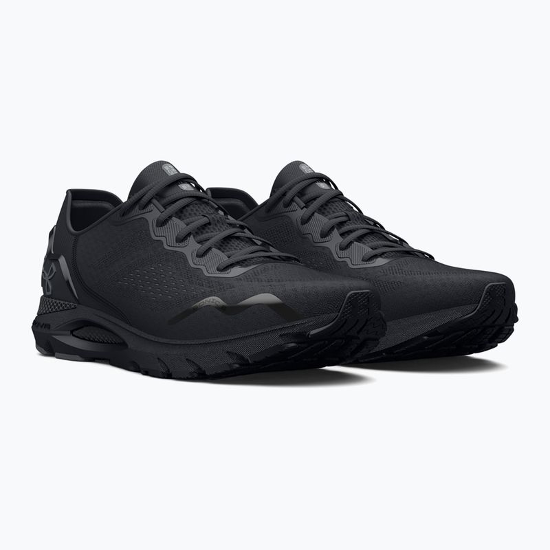 Кросівки для бігу жіночі Under Armour Hovr Sonic 6 black/black/metallic gun metal 10