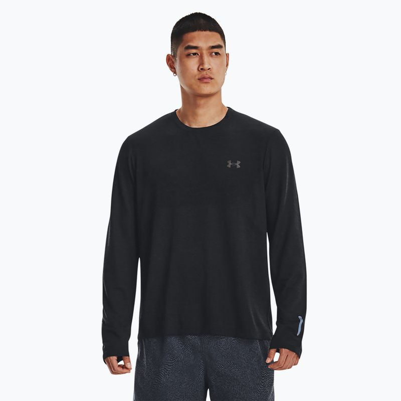 Футболка для бігу чоловіча Under Armour Seamless Stride чорна 1375693