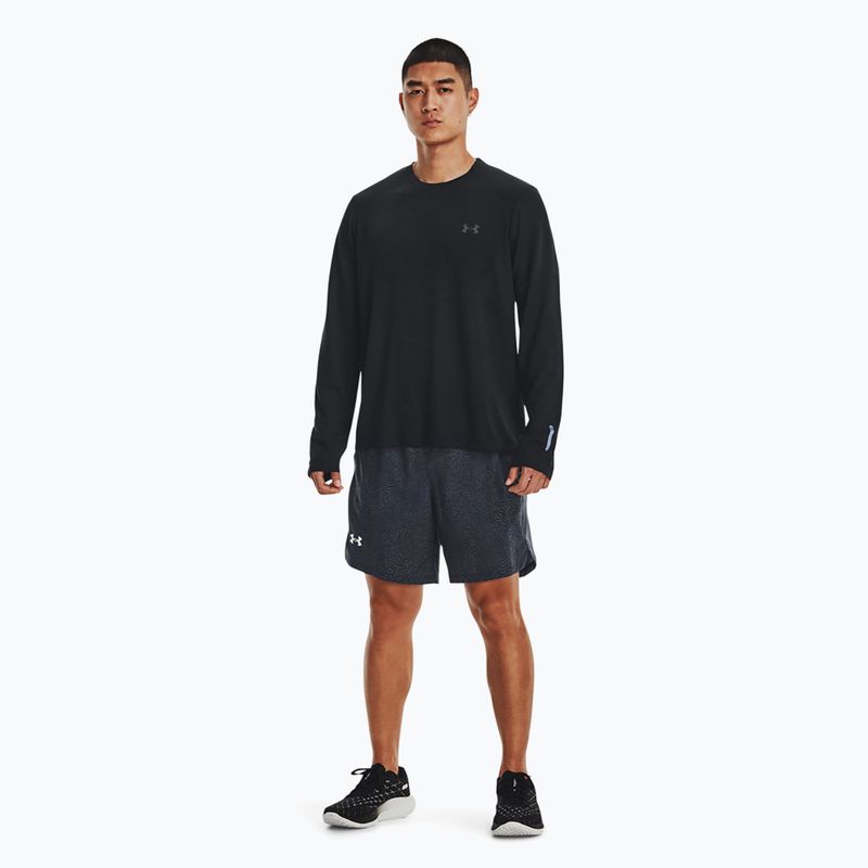 Футболка для бігу чоловіча Under Armour Seamless Stride чорна 1375693 2