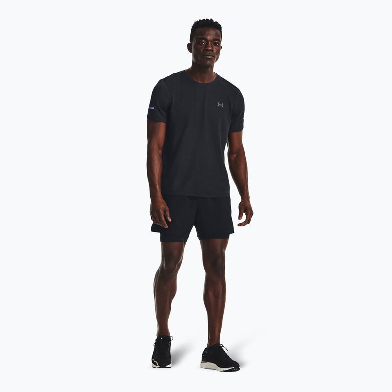 Футболка для бігу чоловіча Under Armour Seamless Stride black/reflective 2