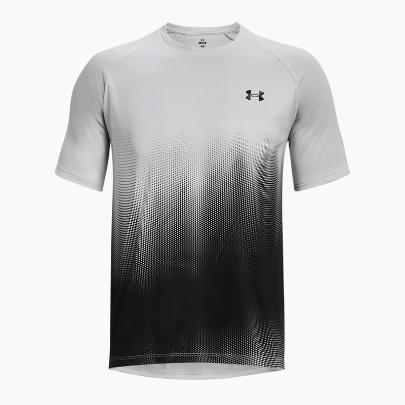 Футболка тренувальна чоловіча Under Armour Tech Fade чорно-сіра 1377053 5