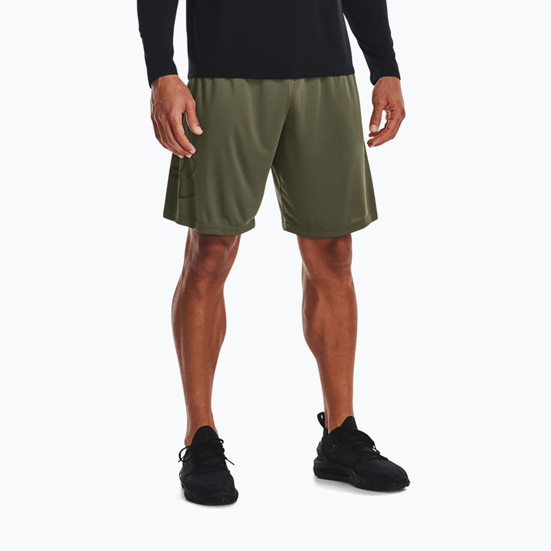 Шорти для тренувань чоловічі Under Armour Tech Graphic marine od green/black