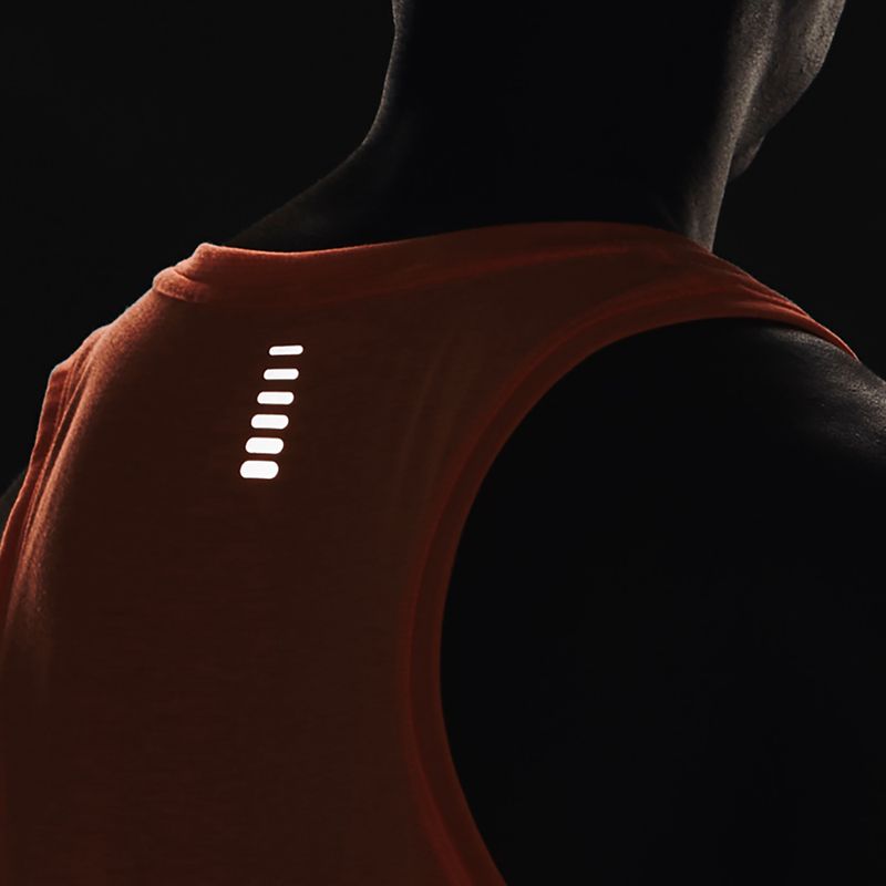 Майка для бігу чоловіча Under Armour Streaker Singlet помаранчева 1361468-866 3