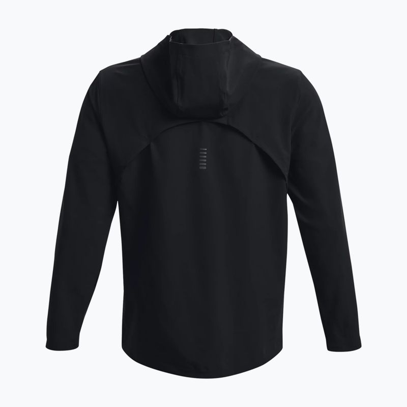 Куртка для бігу чоловіча Under Armour Outrun The Storm чорна 1376794 7