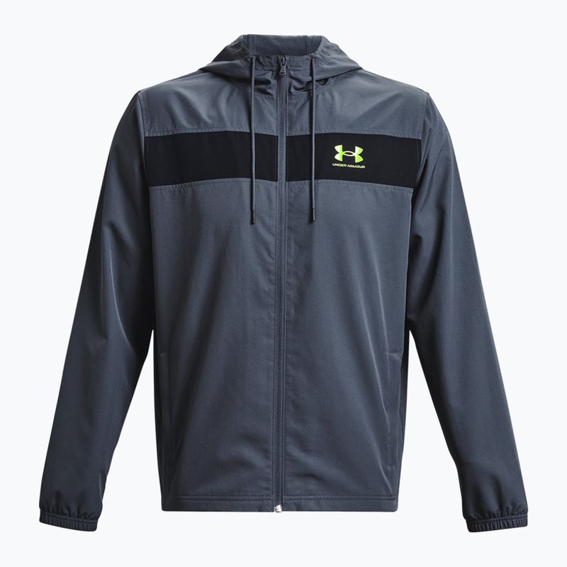 Куртка тренувальна чоловіча Under Armour Sportstyle Windbreaker сіра 1361621-044