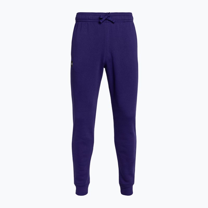 Штани тренувальні чоловічі Under Armour Rival Fleece Joggers сині 1357128 3