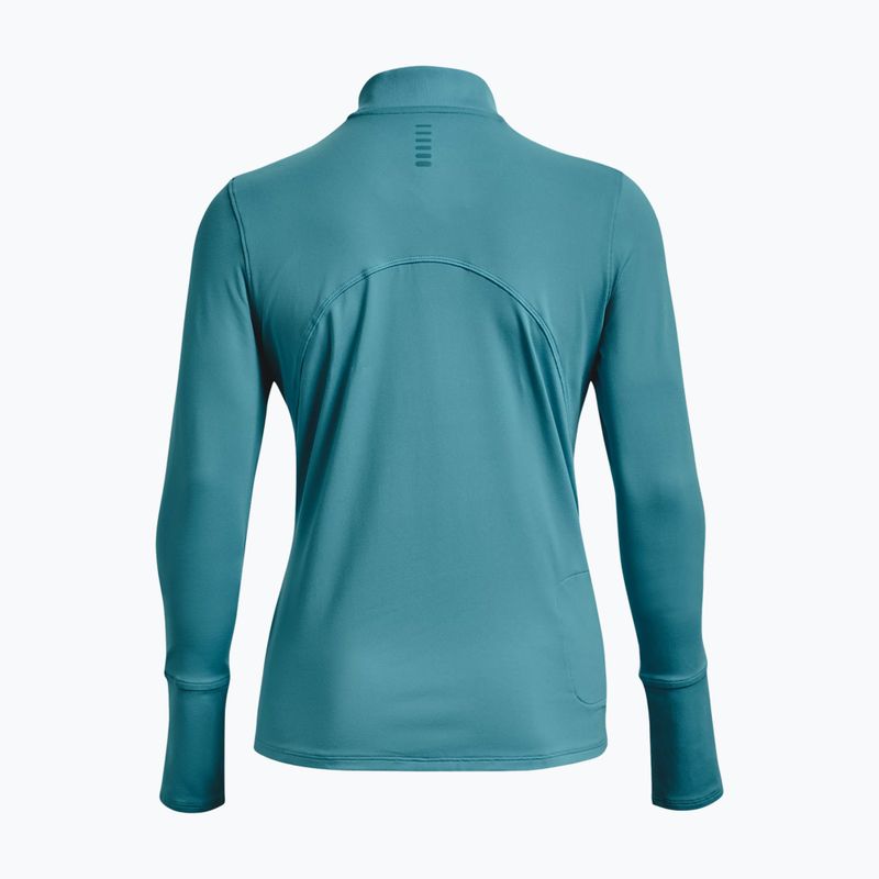 Кофта для бігу жіноча Under Armour Qualifier Run 2.0 Half Zip блакитна 1365632 6