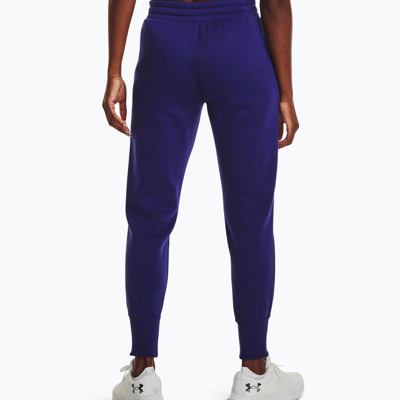 Шорти тренувальні жіночі Under Armour Rival Fleece Joggers sonar blue/white 2