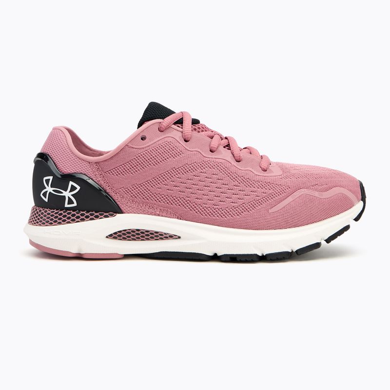 Кросівки для бігу жіночі Under Armour Hovr Sonic 6 pink elixir/black/halo gray 2