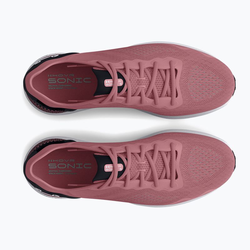 Кросівки для бігу жіночі Under Armour Hovr Sonic 6 pink elixir/black/halo gray 11