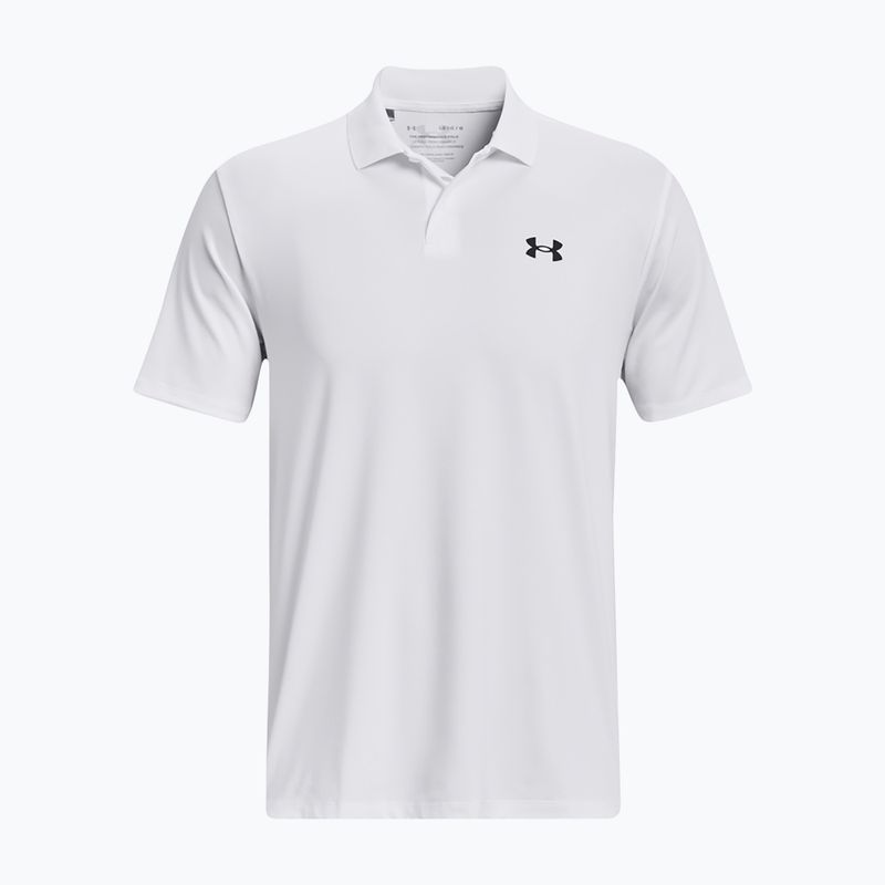 Футболка поло чоловіча Under Armour Matchplay Polo white/pitch gray 5