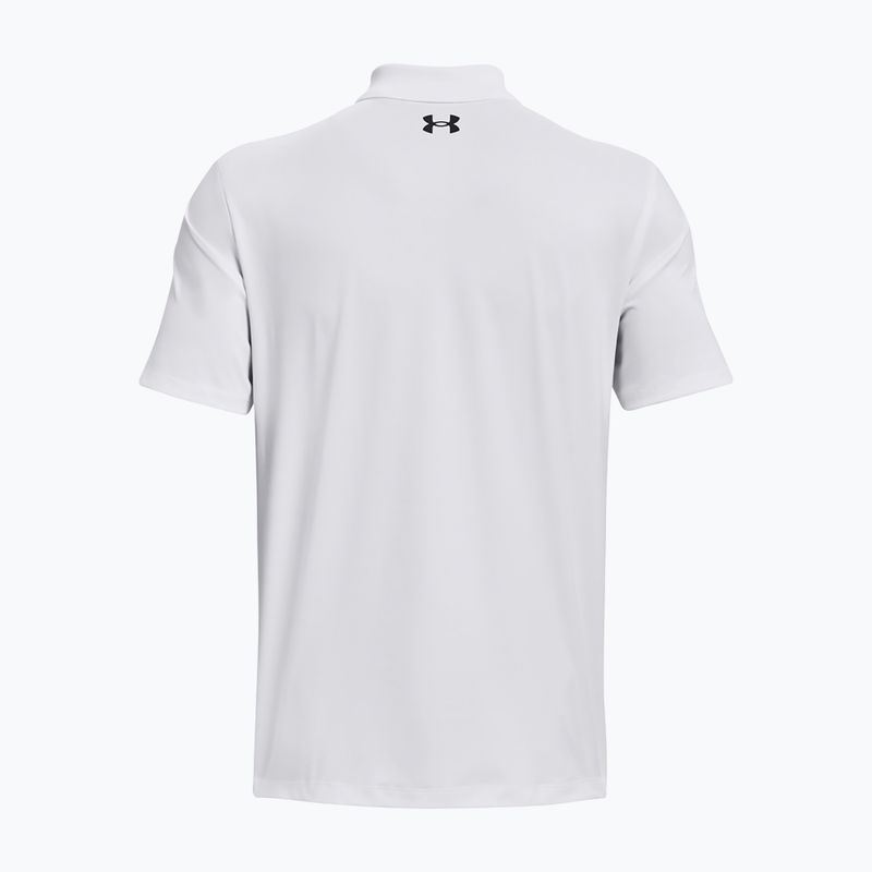 Футболка поло чоловіча Under Armour Matchplay Polo white/pitch gray 6