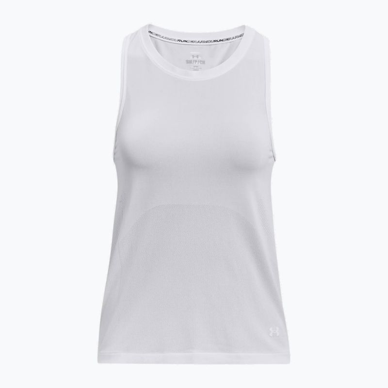 Футболка для бігу жіноча Under Armour Seamless Stride Singlet біла 1375697 4