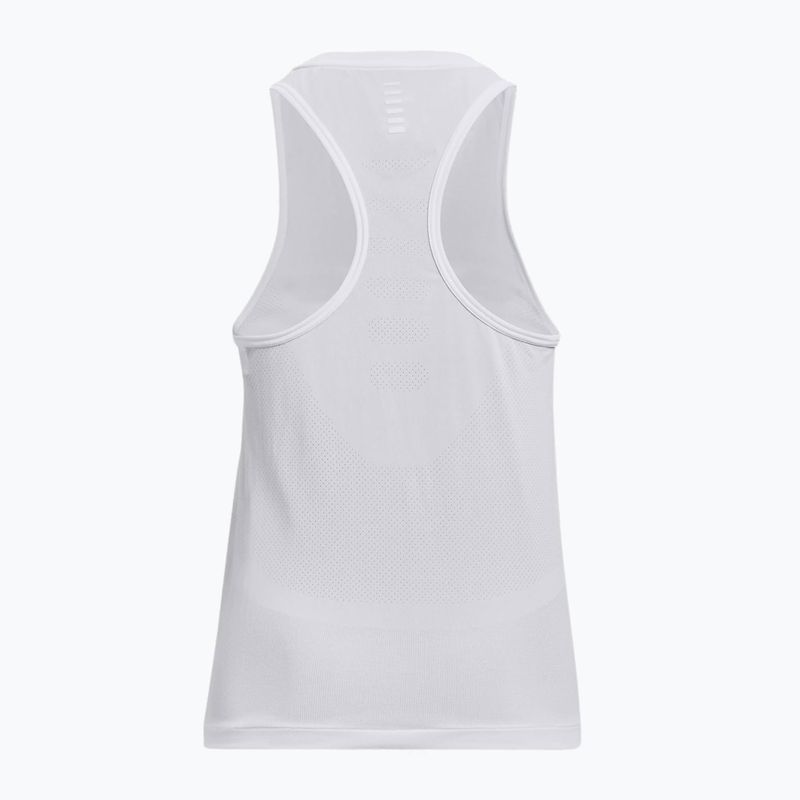 Футболка для бігу жіноча Under Armour Seamless Stride Singlet біла 1375697 5